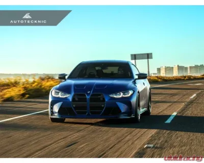 AutoTecknic Dry Carbon Podium V1 Front Grille BMW G80 M3 | G82 | G83 M4 - BM-0415-DCG