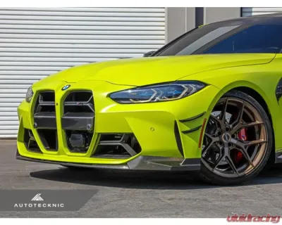 AutoTecknic Competizione GT4 Dry Carbon Front Grille BMW G80 M3 | G82 | G83 M4 - BM-0416-DCG