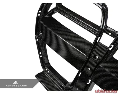 AutoTecknic Competizione GT4 Dry Carbon Front Grille BMW G80 M3 | G82 | G83 M4 - BM-0416-DCG