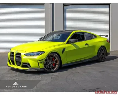 AutoTecknic Competizione GT4 Dry Carbon Front Grille BMW G80 M3 | G82 | G83 M4 - BM-0416-DCG