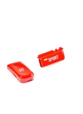 AutoTecknic Gloss Red M-Track Mode Steering Wheel Button BMW E46 M3 ZCP                                     - BM-0501-RD - Image 2