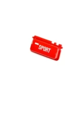 AutoTecknic Gloss Red M-Track Mode Steering Wheel Button BMW E46 M3 ZCP                                     - BM-0501-RD - Image 4