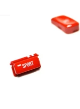 AutoTecknic Gloss Red M-Track Mode Steering Wheel Button BMW E46 M3 ZCP                                     - BM-0501-RD - Image 6