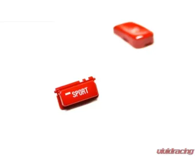 AutoTecknic Gloss Red M-Track Mode Steering Wheel Button BMW E46 M3 ZCP - BM-0501-RD