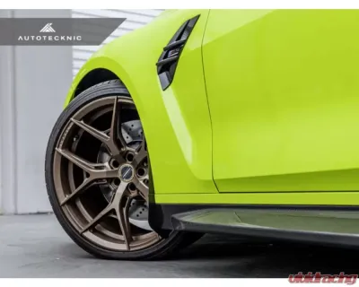AutoTecknic Carbon Fiber Front Splash Guards BMW G80 M3 | G82 | G83 M4 - BM-0505