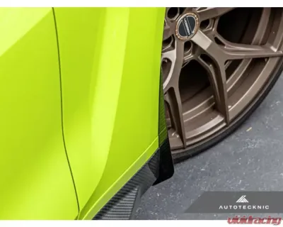 AutoTecknic Carbon Fiber Front Splash Guards BMW G80 M3 | G82 | G83 M4 - BM-0505