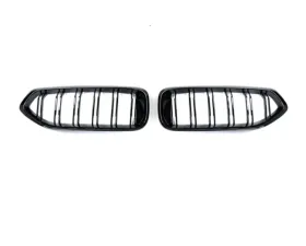 AutoTecknic Painted Glazing Black Dual-Slat Front Grilles BMW G29 Z4