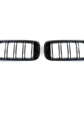 AutoTecknic Painted Glazing Black Dual-Slat Front Grilles BMW G29 Z4                                     - BM-0611-DS-GB - Image 2