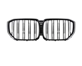 AutoTecknic Painted Dual-Slat Glazing Black Front Grilles BMW G05 X5