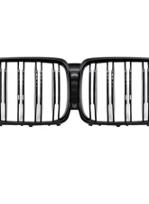 AutoTecknic Painted Dual-Slat Glazing Black Front Grilles BMW G05 X5                                     - BM-0613-DS-GB - Image 5