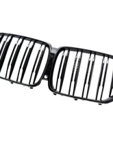 AutoTecknic Painted Dual-Slat Glazing Black Front Grilles BMW G05 X5                                     - BM-0613-DS-GB - Image 4