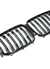AutoTecknic Painted Glazing Black Front Grilles BMW G05 X5                                     - BM-0613-GB - Image 7