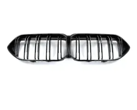 AutoTecknic Painted Glazing Black Dual-Slat Front Grilles BMW F44 2-Series Gran Coupe