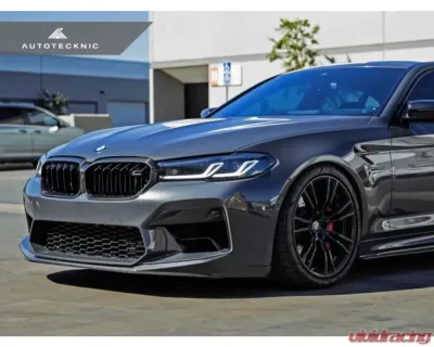 AutoTecknic Replacement Dry Carbon Fiber Grille Surround BMW F90 M5 LCI - BM-0702
