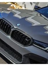 AutoTecknic Replacement Dry Carbon Fiber Grille Surround BMW F90 M5 LCI                                     - BM-0702 - Image 12