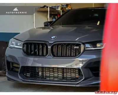 AutoTecknic Replacement Dry Carbon Fiber Grille Surround BMW F90 M5 LCI - BM-0702