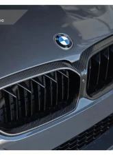 AutoTecknic Replacement Dry Carbon Fiber Grille Surround BMW F90 M5 LCI                                     - BM-0702 - Image 5