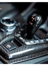 AutoTecknic Dry Carbon Fiber Shift Console Trim BMW F10 M5 M-DCT                                     - BM-0703 - Image 2