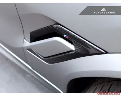 AutoTecknic Dry Carbon Fiber Side Vent Set BMW F96 X6M - BM-0704