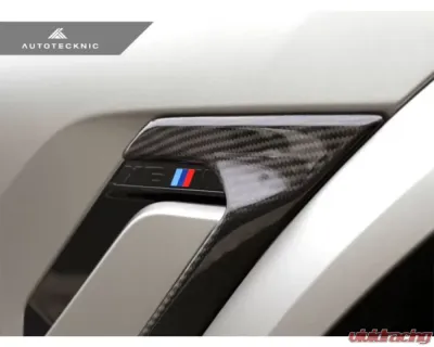 AutoTecknic Dry Carbon Fiber Side Vent Set BMW F96 X6M - BM-0704