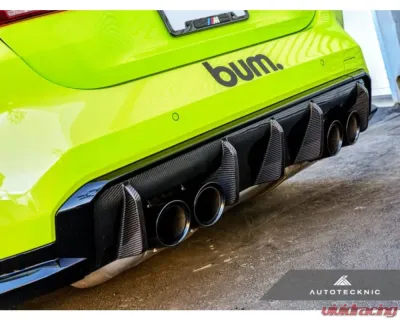 AutoTecknic Dry Carbon Performante Rear Diffuser BMW G80 M3 | G82 | G83 M4 - BM-0880