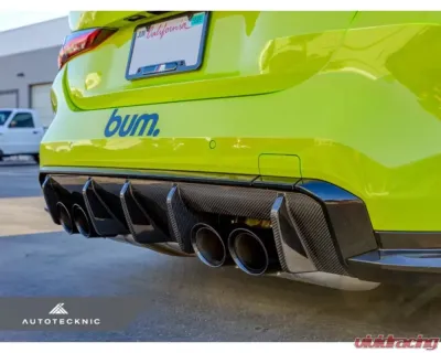 AutoTecknic Dry Carbon Performante Rear Diffuser BMW G80 M3 | G82 | G83 M4 - BM-0880