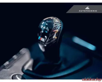AutoTecknic Carbon Fiber Gear Selector Cover BMW E9X M3 - BM-0990