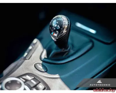 AutoTecknic Carbon Fiber Gear Selector Cover BMW E9X M3 - BM-0990