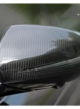 AutoTecknic Replacement Version II Dry Carbon Mirror Covers Mercedes-Benz W205 C-Class | W213 E-Class | W222 S-Class                                     - MB-0305-DCG - Image 4
