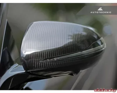AutoTecknic Replacement Version II Dry Carbon Mirror Covers Mercedes-Benz W205 C-Class | W213 E-Class | W222 S-Class - MB-0305-DCG