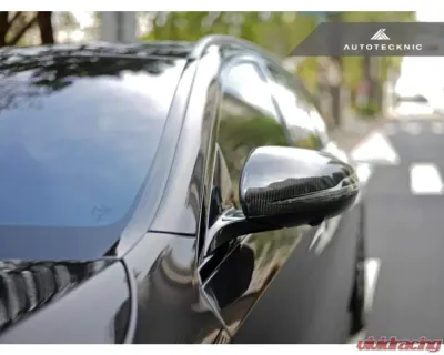 AutoTecknic Replacement Version II Dry Carbon Mirror Covers Mercedes-Benz W205 C-Class | W213 E-Class | W222 S-Class - MB-0305-DCG