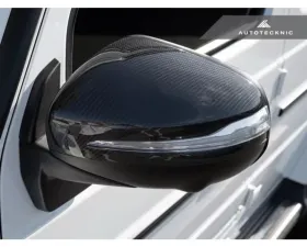 AutoTecknic Replacement Dry Carbon Mirror Covers Mercedes-Benz W464 G-Wagon 2020+
