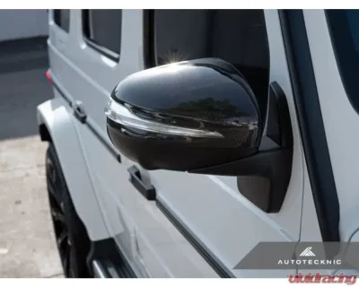AutoTecknic Replacement Dry Carbon Mirror Covers Mercedes-Benz W464 G-Wagon 2020+ - MB-0306