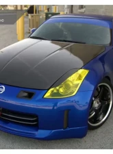 AutoTecknic Carbon Fiber Headlight Covers Nissan 350Z 2003-2008                                     - NS-0003 - Image 2