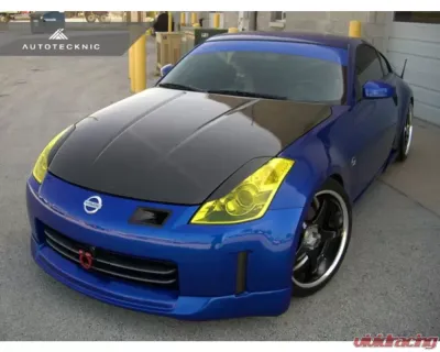 AutoTecknic Carbon Fiber Headlight Covers Nissan 350Z 2003-2008 - NS-0003