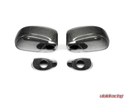 AutoTecknic Replacement Dry Carbon Mirror Covers Nissan R35 GT-R - NS-0006