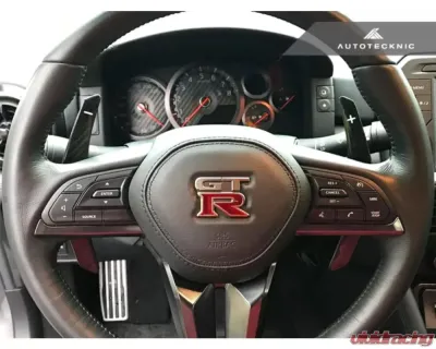 AutoTecknic Painted Competition Shift Paddles Nissan R35 GT-R 2017+ - NS-0031-SB