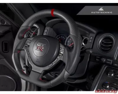 AutoTecknic Carbon Fiber Steering Wheel Nissan R35 GT-R 2009-2017 - NS-0033