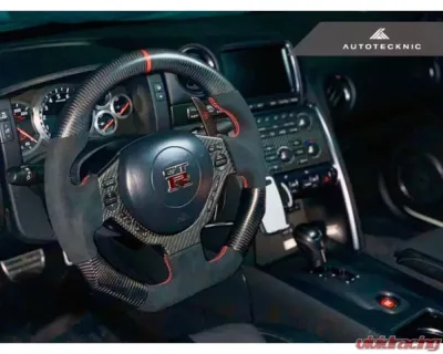 AutoTecknic Carbon Fiber Steering Wheel Nissan R35 GT-R 2009-2017 - NS-0033