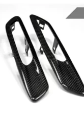 AutoTecknic Replacement Real Carbon Fiber Fender Light Trims BMW F10 Sedan | F11 Wagon | 5 Series 2011-2015                                     - BM-0071-CF - Image 3