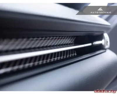 AutoTecknic Carbon Fiber Interior Vent Trim Toyota A90 Supra 2020-2024 - TO-0003