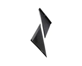 AutoTecknic Verion III Dry Carbon Side Mirror Wind Deflector Set Toyota A90 Supra 2020-2024