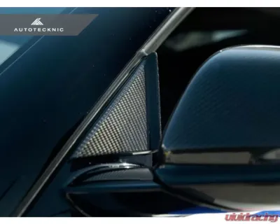 AutoTecknic Verion III Dry Carbon Side Mirror Wind Deflector Set Toyota A90 Supra 2020-2024 - TO-0057