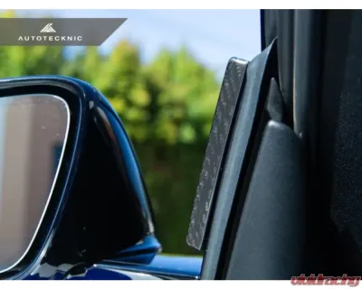 AutoTecknic Verion III Dry Carbon Side Mirror Wind Deflector Set Toyota A90 Supra 2020-2024 - TO-0057