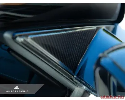 AutoTecknic Verion III Dry Carbon Side Mirror Wind Deflector Set Toyota A90 Supra 2020-2024 - TO-0057