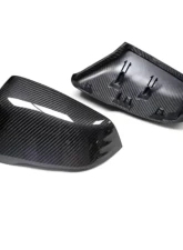 AutoTecknic Replacement Version II Dry Carbon Mirror Covers Toyota A90 Supra 2020-2024                                     - TO-0138-DCG - Image 2