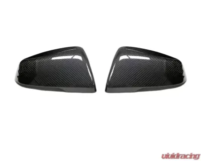 AutoTecknic Replacement Version II Dry Carbon Mirror Covers Toyota A90 Supra 2020-2024 - TO-0138-DCG