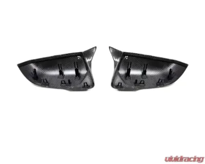 AutoTecknic Replacement Version II Aero Dry Carbon Mirror Covers Toyota A90 Supra 2020-2024 - TO-0153-DCG