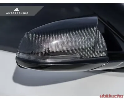 AutoTecknic Replacement Version II Aero Dry Carbon Mirror Covers Toyota A90 Supra 2020-2024 - TO-0153-DCG
