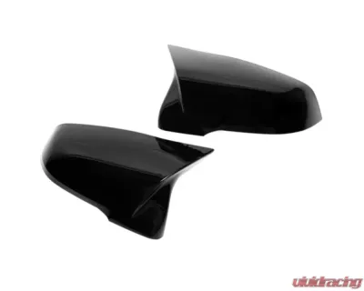 AutoTecknic Replacement Aero Glazing Black Mirror Covers Toyota A90 Supra 2020-2024 - TO-0153-GB